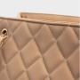 Wholesale Custom Fashion Handbag Nice Quality Pu Leather Shoulder Bag Diamond-Shape Line Tote Bag With Gold Chain For Women