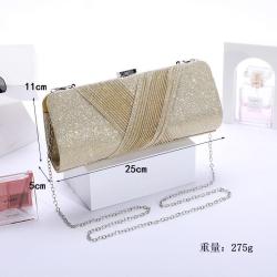 Dress dinner clutch Women's clutch banquet Western style ladies bag shoulder bag sequined bride clutch bag
