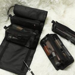 Gelory Hanging Fold Makeup Cosmetic Bag Travel Organizer Portable Bathroom Storage Bag