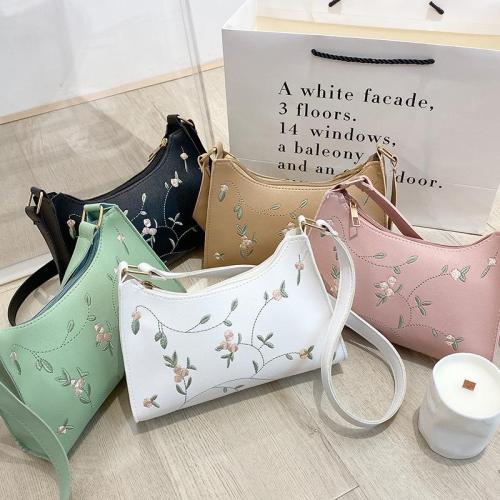 New Design Embroidered Hobo Underarm Bag 2024 Ladies Handbag Women's Sling Shoulder Bag Fashion Hand Bags for Women