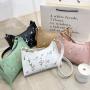 New Design Embroidered Hobo Underarm Bag 2024 Ladies Handbag Women's Sling Shoulder Bag Fashion Hand Bags for Women