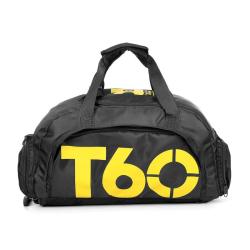 Personal Packing Customized Gym Duffle Bag T60 Compression Luggage Organizers Black Backpack Waterproof Sports Travel Bag