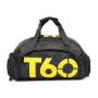 Personal Packing Customized Gym Duffle Bag T60 Compression Luggage Organizers Black Backpack Waterproof Sports Travel Bag