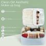 ODM OEM NEW Arrival 2023 Aopiya wholesale custom portable luxury cosmetic bag with adjustable dividers