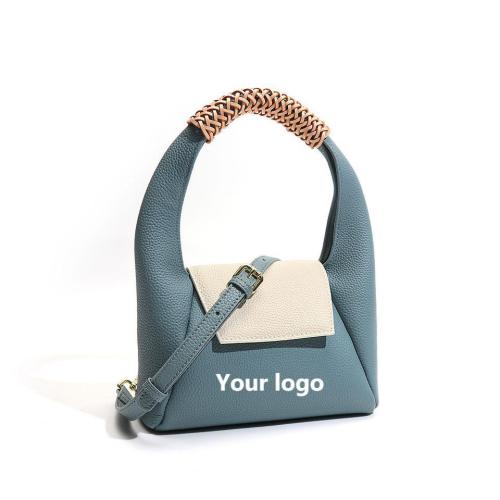 2023 Luxury Wholesale Women'S Cowhide Leather Handbags Fashion Female Bucket Crossbody Bags For Women Manufacturer Vendor