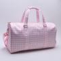 New Trending Cute Pink Custom Printed Design Outdoor Travel Large Capacity Adjustable Strap Girls Sports Gym Duffel Bag