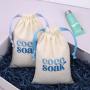 10*15cm Reusable White Cotton Linen Shaver Scraper Packing Dust Bag Custom Logo Printed Gift Storage Cotton Muslin Pouch