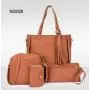 Hot Sale 2024 four sets of bags for women new fashion bucket shoulder bag pu leather ladies handbag large capacity crossbody bag