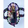 New Fashion Handmade Colorful Bead Checkered Woven Bag carteras para mujer 	 sac a main