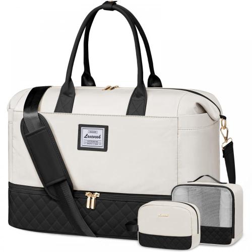 LOVEVOOK Weekender Bags with Shoe Compartment Carry on Travel Duffle Toiletry Pouch Labor Delivery Overnight bag Gym Sports Bag