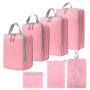 XL009-7 Foldable Travel Bag Seven Pieces Travel Organizer Set 6 Colors Accept Customized Logo Durable Essentials for Travelling