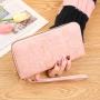 New Long Zipper Handheld Embossed Simple Women's Wallet