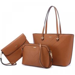 LOVEVOOK wholesale 2022 designer handbags famous brands luxury 3pcs geometric handbags sets for women purses and ladies handbags