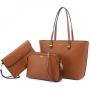 LOVEVOOK wholesale 2022 designer handbags famous brands luxury 3pcs geometric handbags sets for women purses and ladies handbags