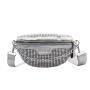 New Water Diamond Women's Mini Bags with Fashionable Style Wide Shoulder Belt Waist Bag Korean Chain Chest Bag for Women