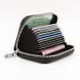 Cartera Cheap Genuine Leather Anti-Theft Protection Rfid Blocking Credit Card Holder Wallet With Zipper Purse Wallet Vintage