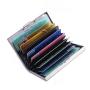 ZX096 Anti-scan Stainless Personal Metal Card Case Clip Credit Card Holder Thin Case Small Male Business Card Holder Case