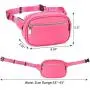 Gelory Wholesale Fashion Women Waist Bag Custom Logo PU Leather Hip Bum Bag Fanny Pack