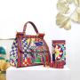 top selling textures handbag for women cute luxury printing ladies bags chicken tracks designer bags wholesale supplier 28 cm