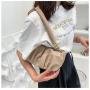 2021 Summer New Korean Fashion Retro Wrinkled Cloud Bag Women's Portable Shoulder Bag Fashion Women High Quality  Handbags