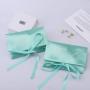 Luxury Double-Deck Satin Envelope Jewelry Pouch With Bow Envelope Silk Satin Gift Jewelry Packaging Dudt Bag