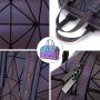 Lovevook NEW HOT SALE  famous design Geometric luminous reflective fashion style pu leather handbags for women
