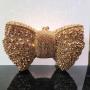 New Full Diamond Bow Evening Bag with Handheld Gemstone Bag for Women