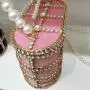 2024 Rhinestone Evening Wedding Purse Handbag For Women Pearl Diamond Hand Bags