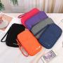 New portable ID passport holder travel portable wallet card holder multi compartment large capacity ticket holder storage
