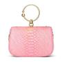 Sacs A Main Chic Femme Fashion Genuine Snake Skin Leather Designer Lady Saddle Sling Shoulder Crossbody Tote Bags Handbag