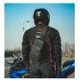 ZF043 New PU Men Waterproof Wear Shoulder Bag Sports Leisure Crossbody Bag Fashion Password Lock Motorcycle Bag USB Interface