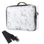 Travel Makeup Train Case Makeup Cosmetic Case Organizer Portable Artist Storage Bag with Adjustable Dividers for Cosmetics