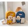 ZF324 Children's Backpack Kindergarten Little Bear Cute Light Cartoon Schoolbag Safety Kids Bag Soft Baby Bag