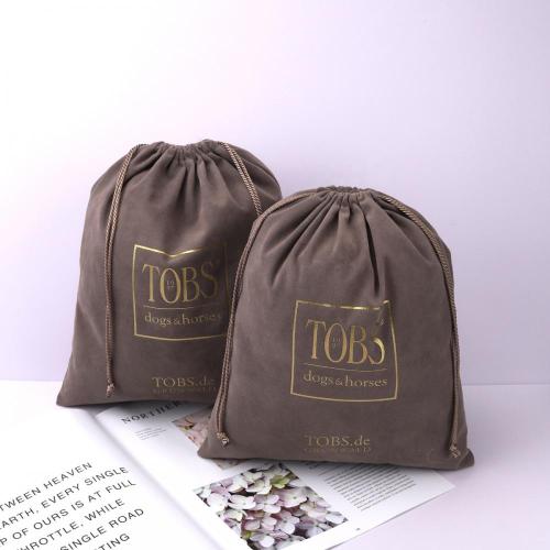 Custom Logo Printed Large Grat Velvet Drawstring Wedding Party Gift Jewelry Bag Soft Luxury Velvet Handbag Cloth Dust Pouch