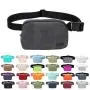 custom logo outdoor cell phone sling waist pack man women waterproof nylon gym travel crossbody everywhere belt bag