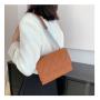 Solid Color Sewing Chain Bag for Women 2022 New Fashion Korean Version Western-style Texture Women's Shoulder Bag