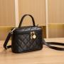 2024 Women's Fashionable Portable Crossbody Bag Handheld Large Capacity Bucket Bag with Mobile Phone Storage for Summer Makeup