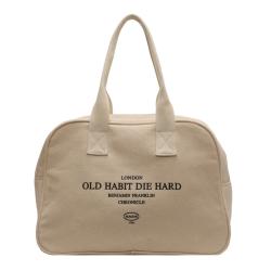 Women's Canvas Bag Custom Logo Large Capacity Canvas Shoulder Bag New Summer Travel Luggage Bag