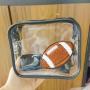 Girls Teenagers Transparent Phone Purse Women Waist Bag Girls Concert Game day Messenger Stadium Clear Bag Clear Crossbody Bag