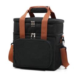 100% Leakproof OEM Custom Lunch Insulated Cooler Bag Large Waterproof Tote Thermal Soft Bag
