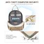 LOVEVOOK Waterproof Fashion Travel Work Anti-theft Bag Student School bookbag business college laptop backpack with USB unisex