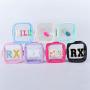 Keymay RTS Stock Popular Multicoloor Girls Small Transparent Clear Transparent Toiletry Bag Waterproof Cosmetic Bag Clear Pouch