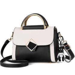 ZR699 Women's Bags New Fashion PU Leather Girl Lovely Small Square Bag Simple Zipper Shoulder Crossbody Phone Bag Female Party