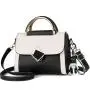 ZR699 Women's Bags New Fashion PU Leather Girl Lovely Small Square Bag Simple Zipper Shoulder Crossbody Phone Bag Female Party