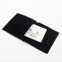 Customized Small Gift Bag Black Luxury Velvet Envelope Jewelry Pouch Envelope Perfume Packaging Bag