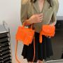 Factory Wholesale Fashion Designer Womens Bags Popular Felt Three Piece Set Tote Bags Women Handbags Ladies Single Shoulder Bag