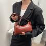 2024  Customs Tote Bag Fashion Retro Crocodile Pattern Shoulder Bag Soft Face Stick China Wholesale PU Ladies Shoulder Bag