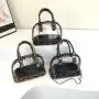 Fashion Chain Shoulder Bag Ladies Crossbody Bags Summer Hot Selling Leopard Clear PVC Shell Handbags