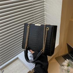 2023 New Arrival Bags Brand Golden Chain PU Leather Shoulder Bags Ladies Trendy Fashion bags Women Handbag