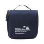 Gelory Customized Eco-friendly Zipper Washing Cosmetic Bag Waterproof Travel Hanging Toiletry Bag with hanging hook
